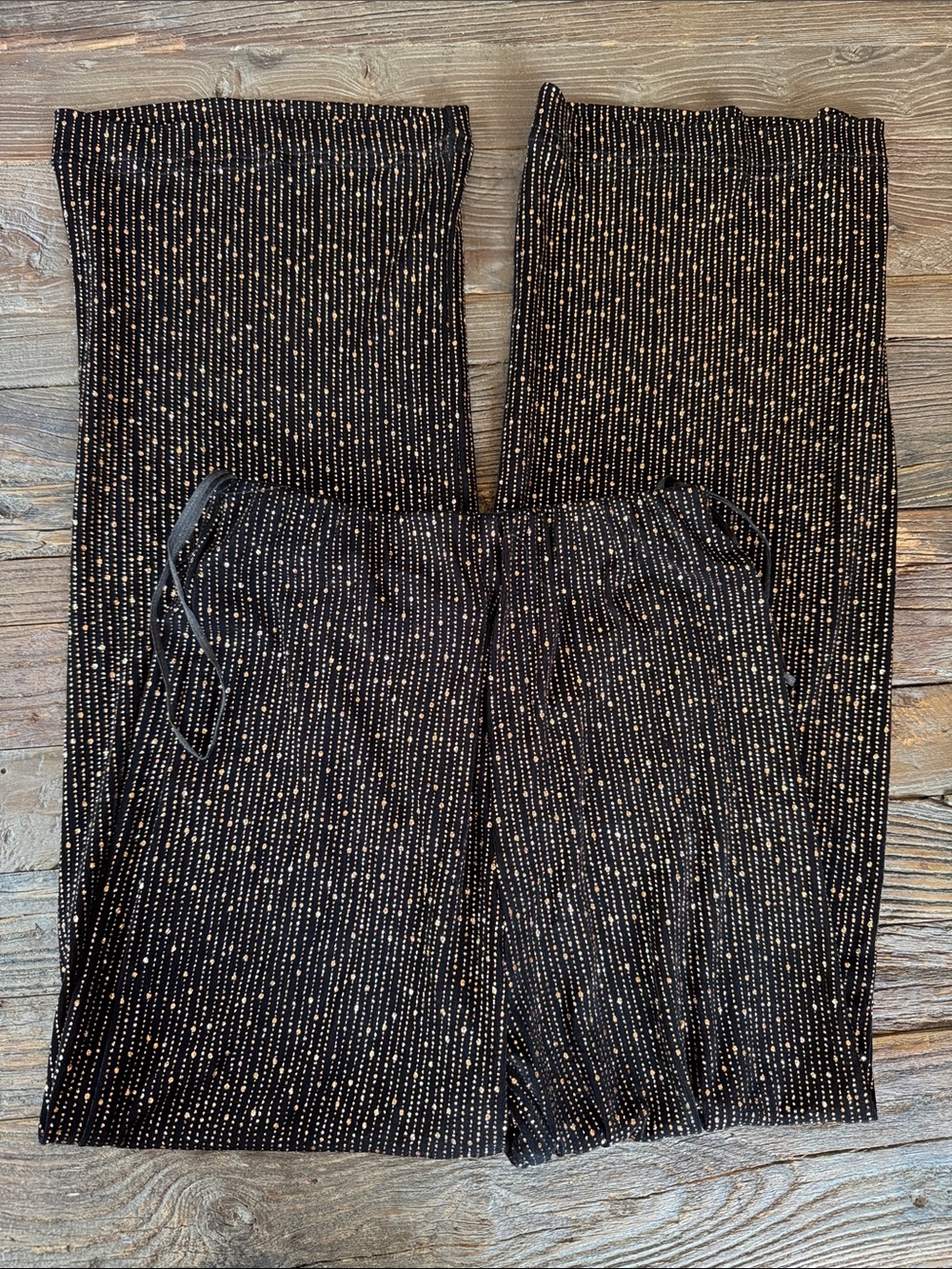 Jessica Howard evenings vintage 80’s disco era bronze metallic  black set Small - Picture 15 of 15